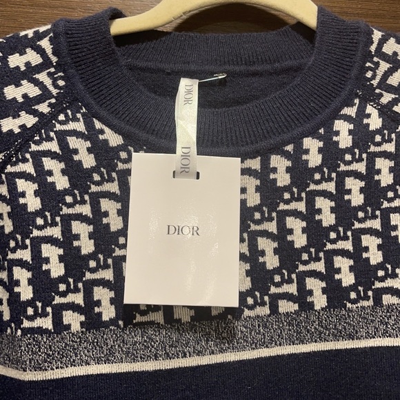 Dior Long Sleeve Sweatshirt Reverse/Double Sided Unisex - Picture 3 of 3